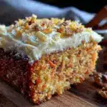 moist carrot cake recipe - featured image