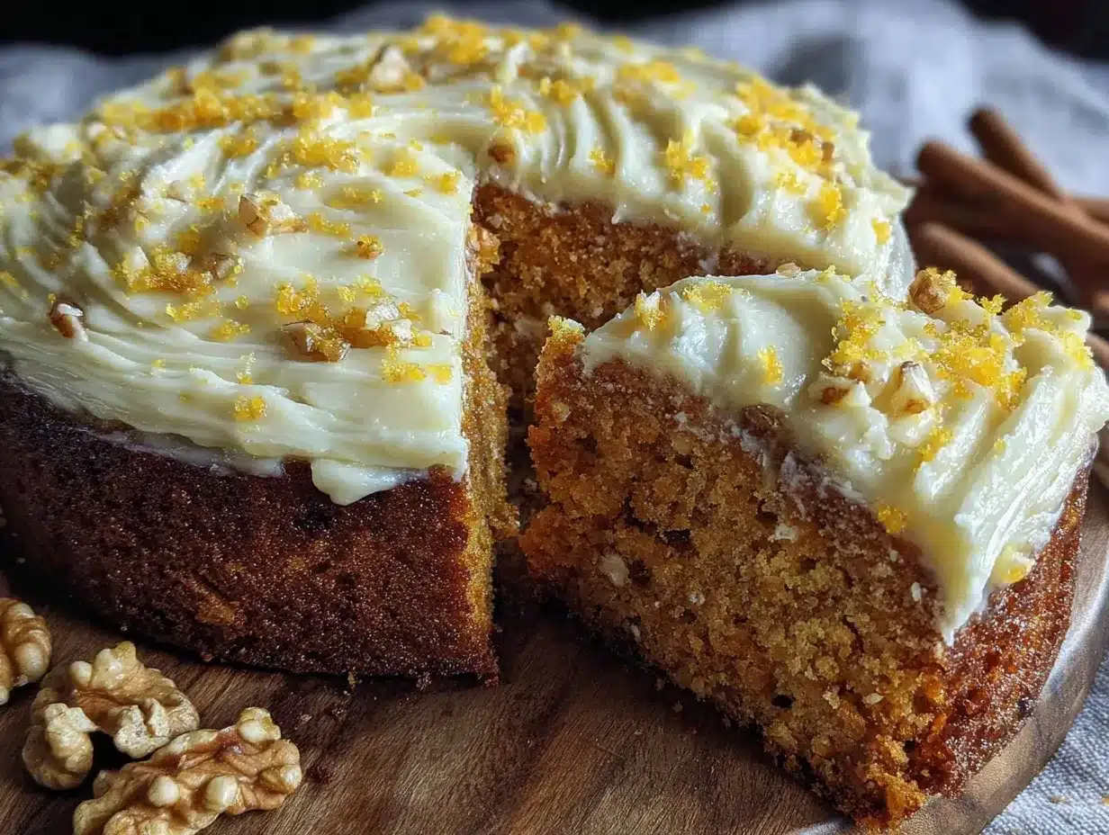 moist carrot cake recipe preparation steps