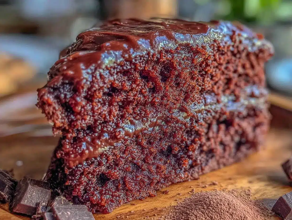 moist chocolate cake preparation steps