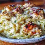 one-pot chicken alfredo pasta - featured image