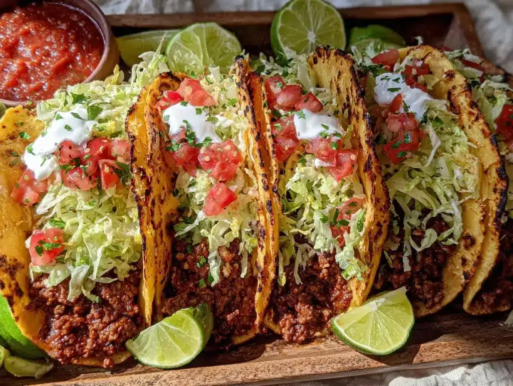 quick flavorful beef tacos recipe - featured image