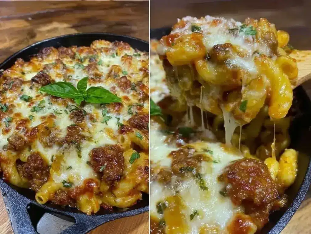savory baked ziti - featured image