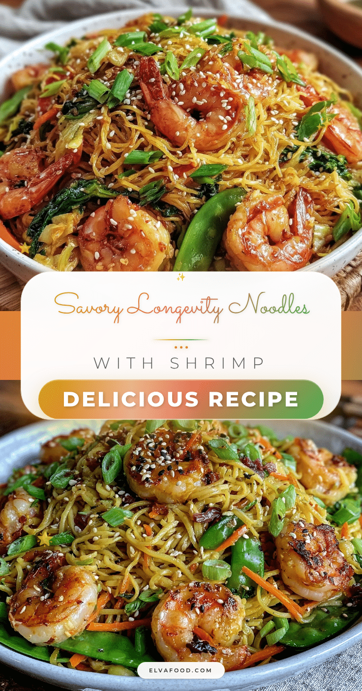 savory longevity noodles recipe