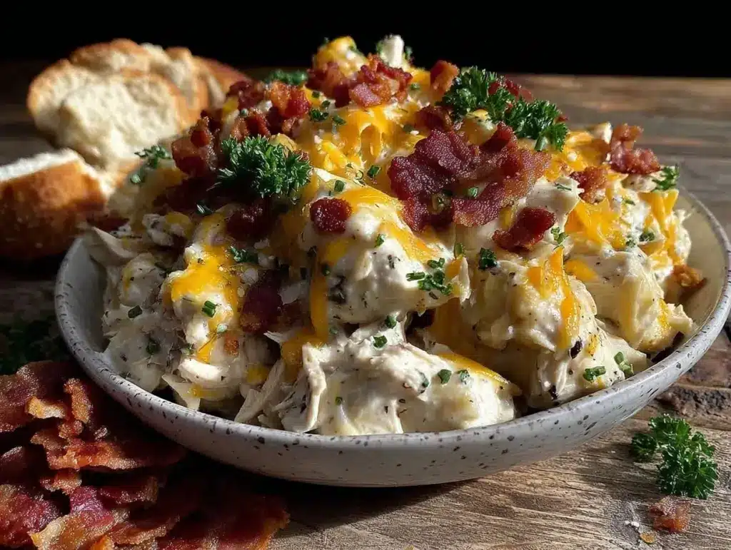 slow cooker crack chicken - featured image