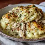 southern style chicken and dumplings - featured image