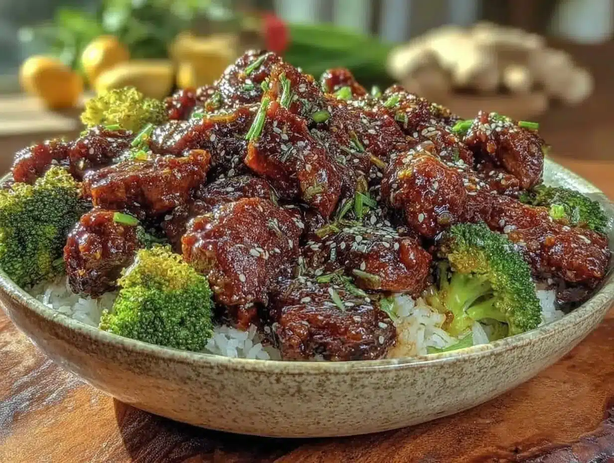 sticky teriyaki chicken bowls preparation steps