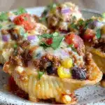 taco stuffed shells - featured image