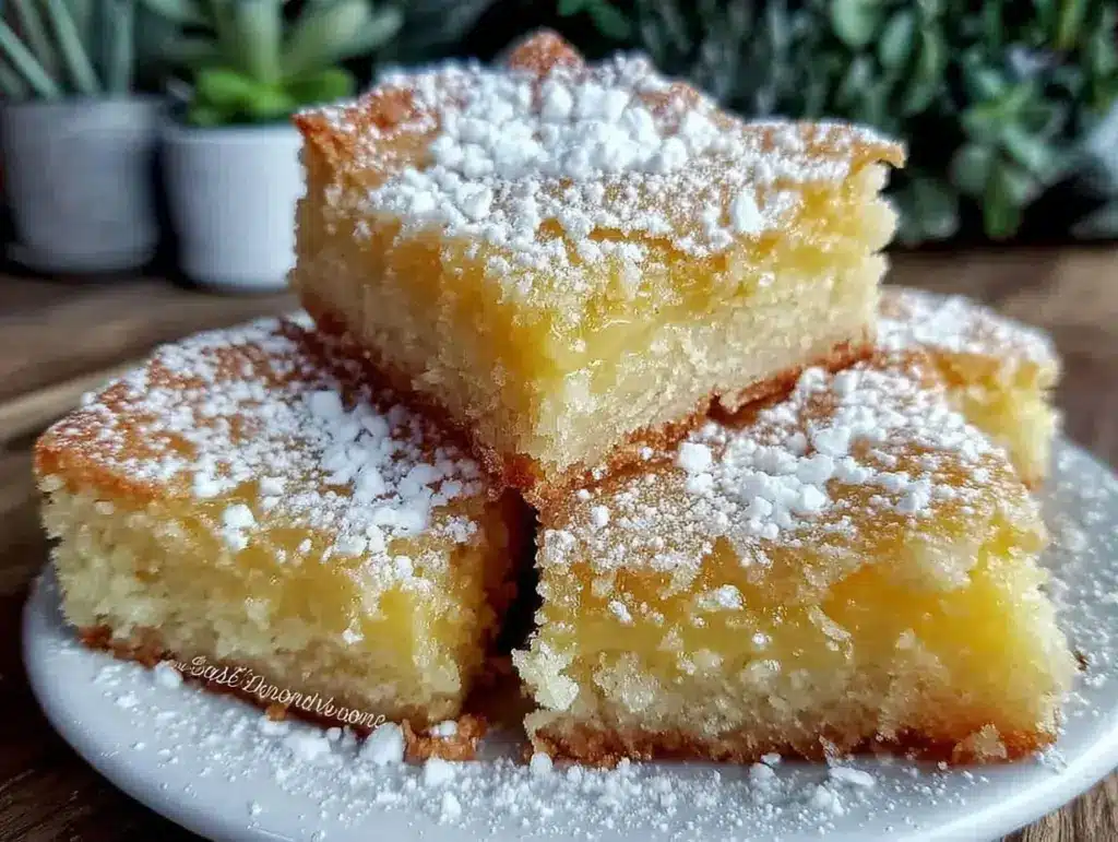 tangy lemon bars - featured image