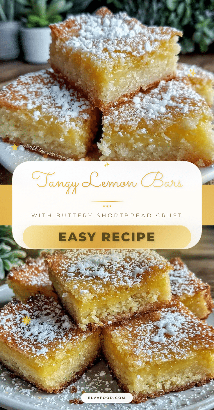 tangy lemon bars recipe