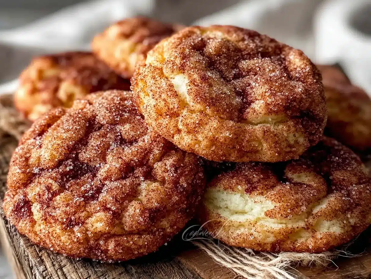 tender and chewy snickerdoodle cookies preparation steps