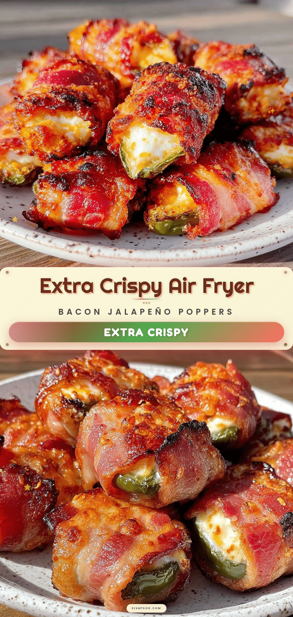 air fryer bacon jalapeño poppers recipe