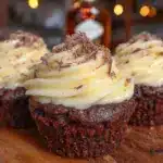 Baileys Irish Cream Chocolate Cupcakes - featured image