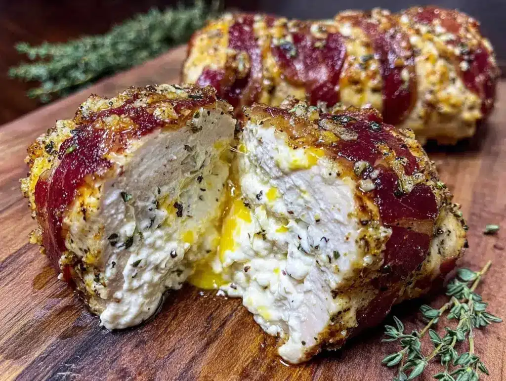 Baked Boursin Cheese Stuffed Chicken - featured image