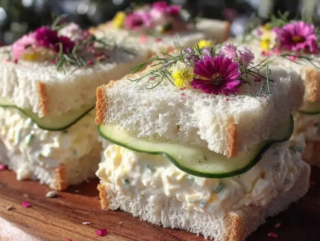 Benedictine cucumber tea sandwiches - featured image