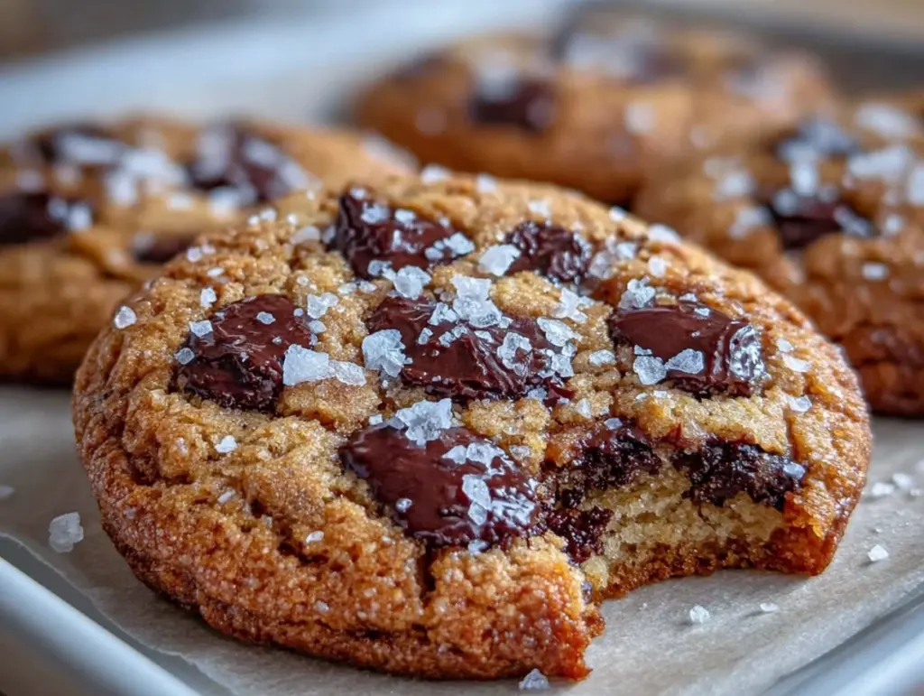 brown butter chocolate chip cookies - featured image