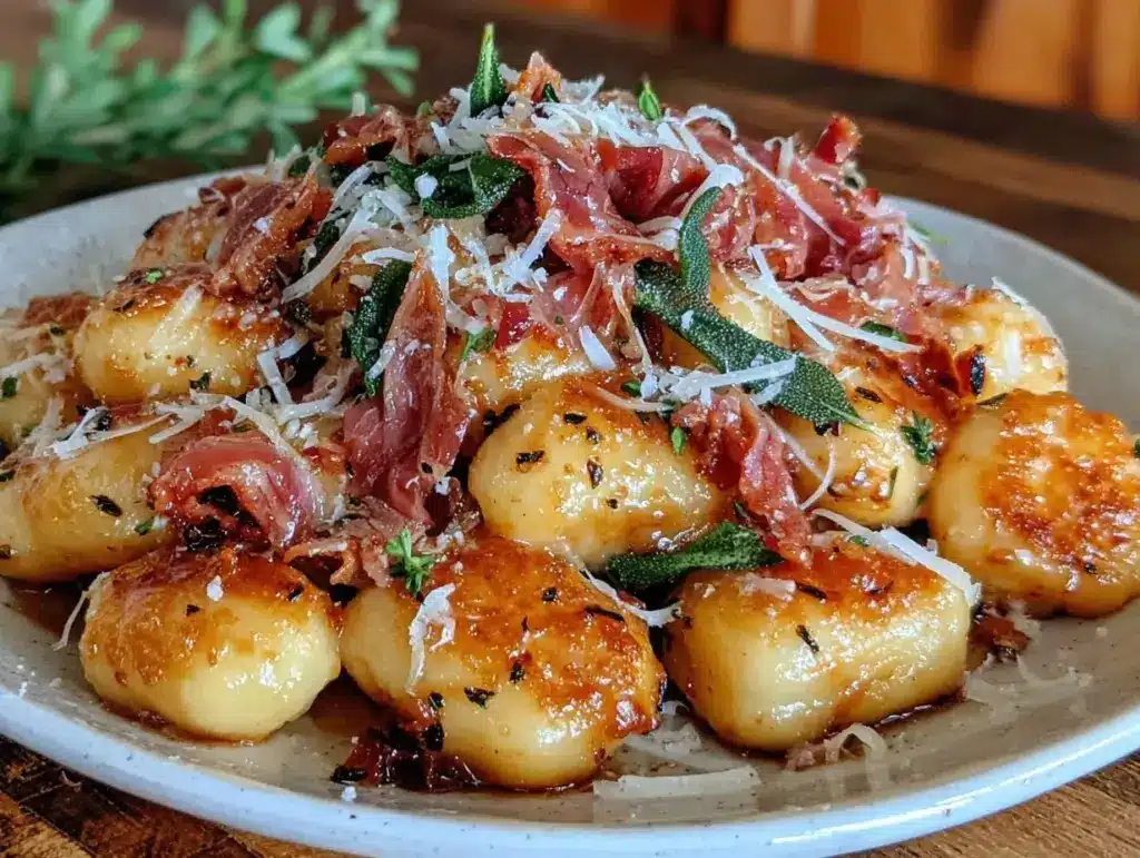 brown butter sage gnocchi - featured image