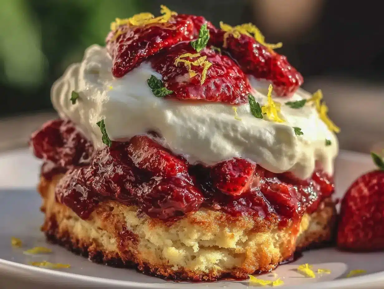 brown butter strawberry shortcake preparation steps