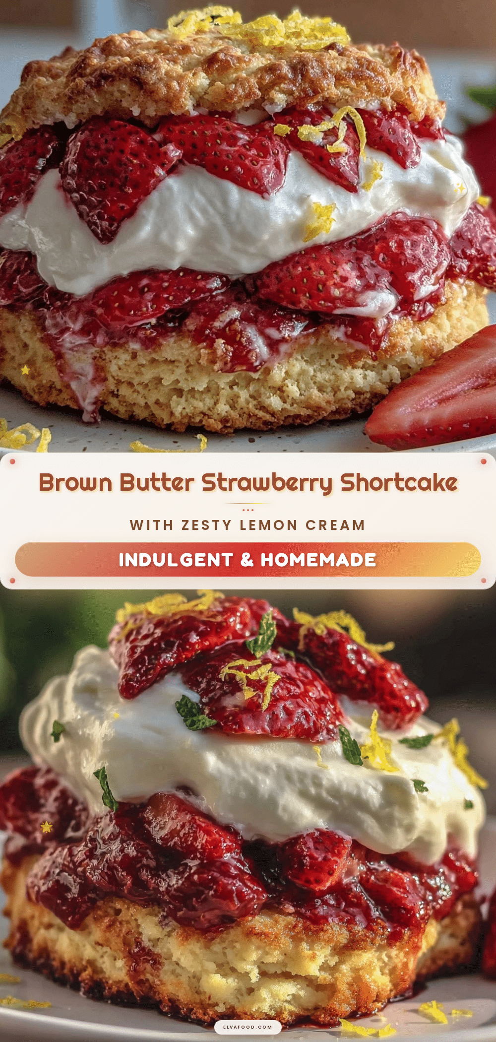 brown butter strawberry shortcake recipe