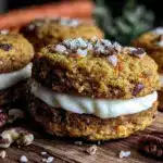 carrot cake sandwich cookies - featured image