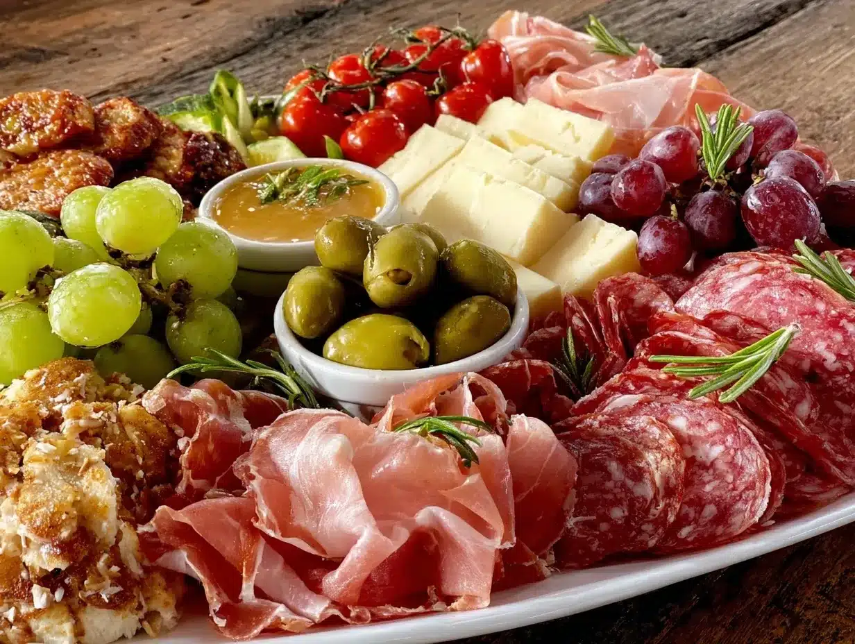 charcuterie grazing board preparation steps