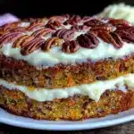 cozy carrot layer cake - featured image