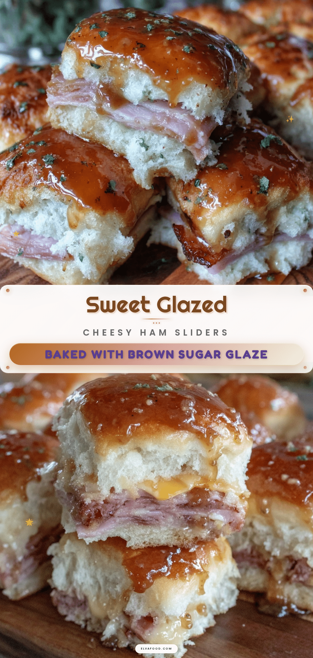 cozy cheesy ham sliders recipe