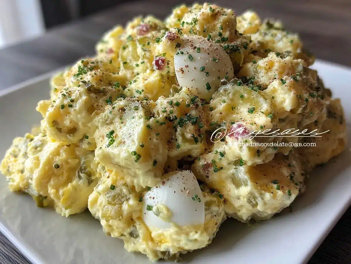 creamy classic american potato salad preparation steps