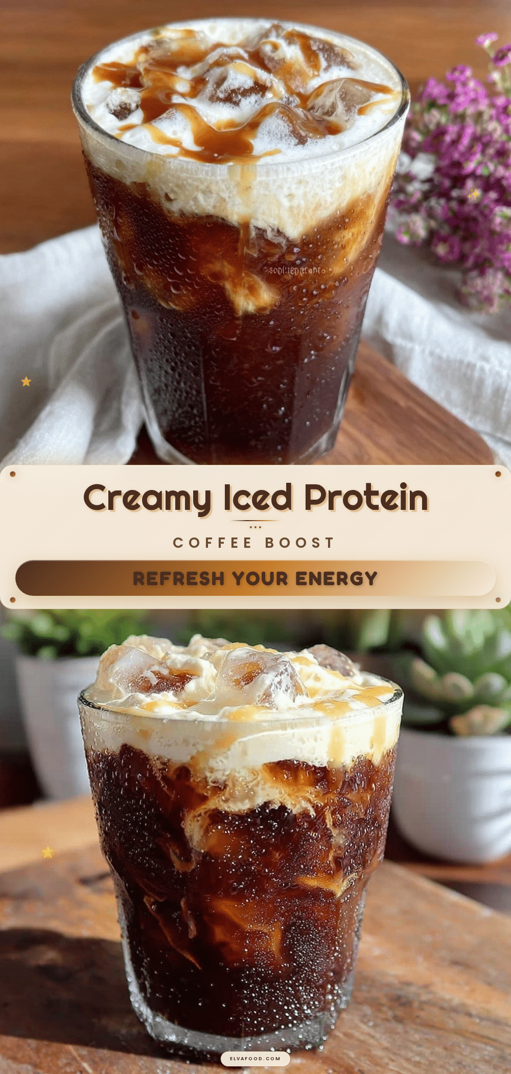 creamy iced protein coffee recipe