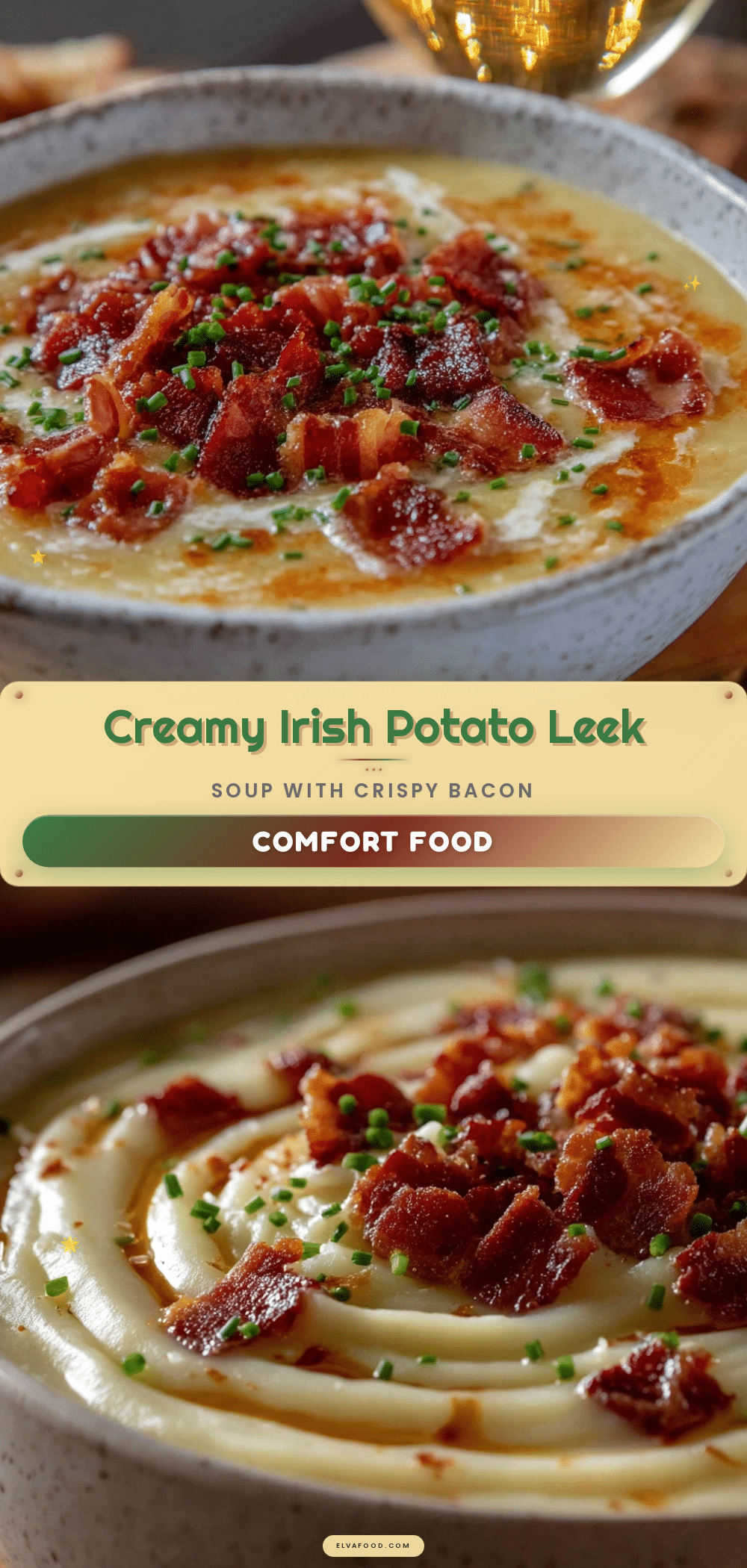 creamy irish potato leek soup recipe