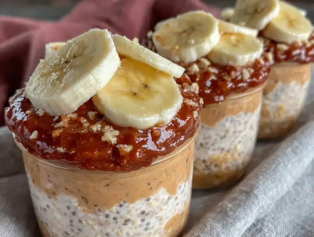 creamy overnight protein oats - featured image