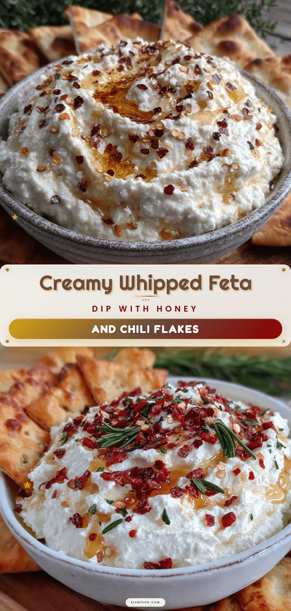 creamy whipped feta dip recipe