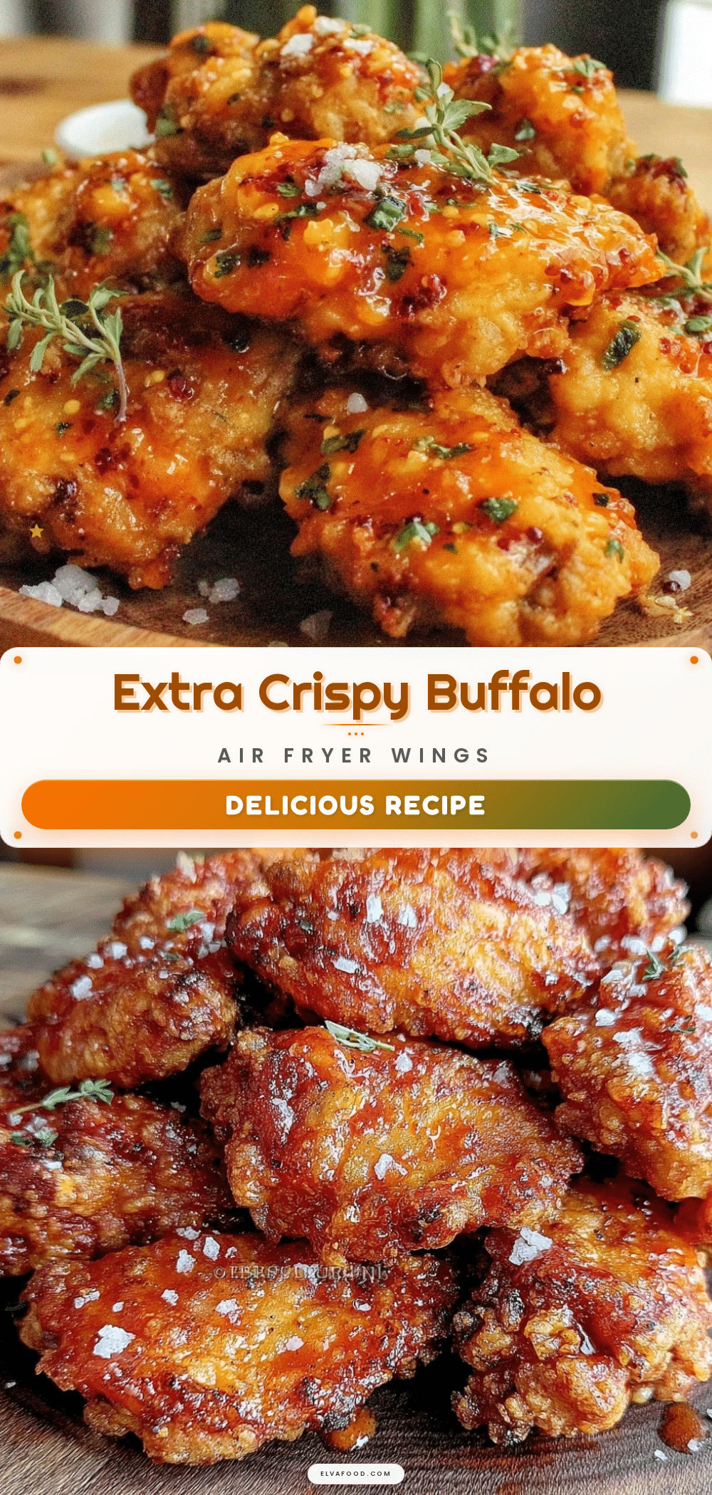 crispy air fryer buffalo chicken wings recipe