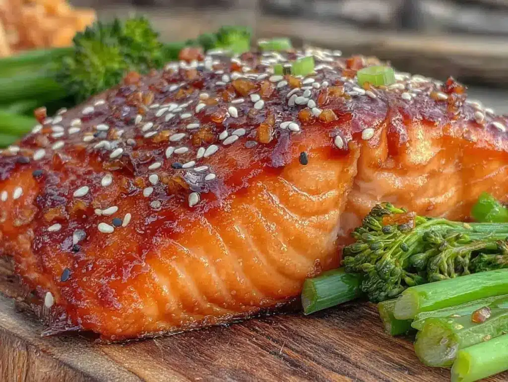crispy air fryer salmon - featured image
