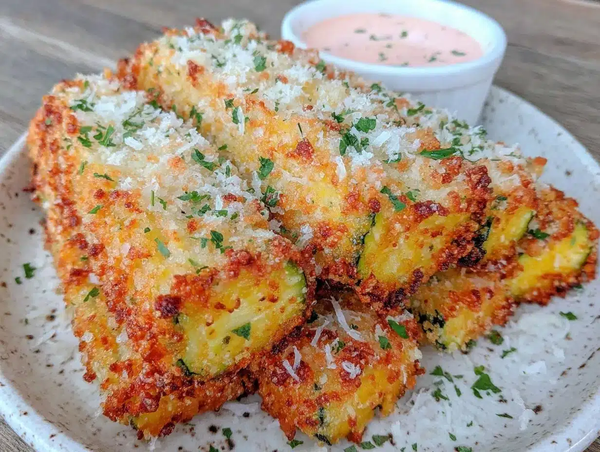 crispy air fryer zucchini fries preparation steps