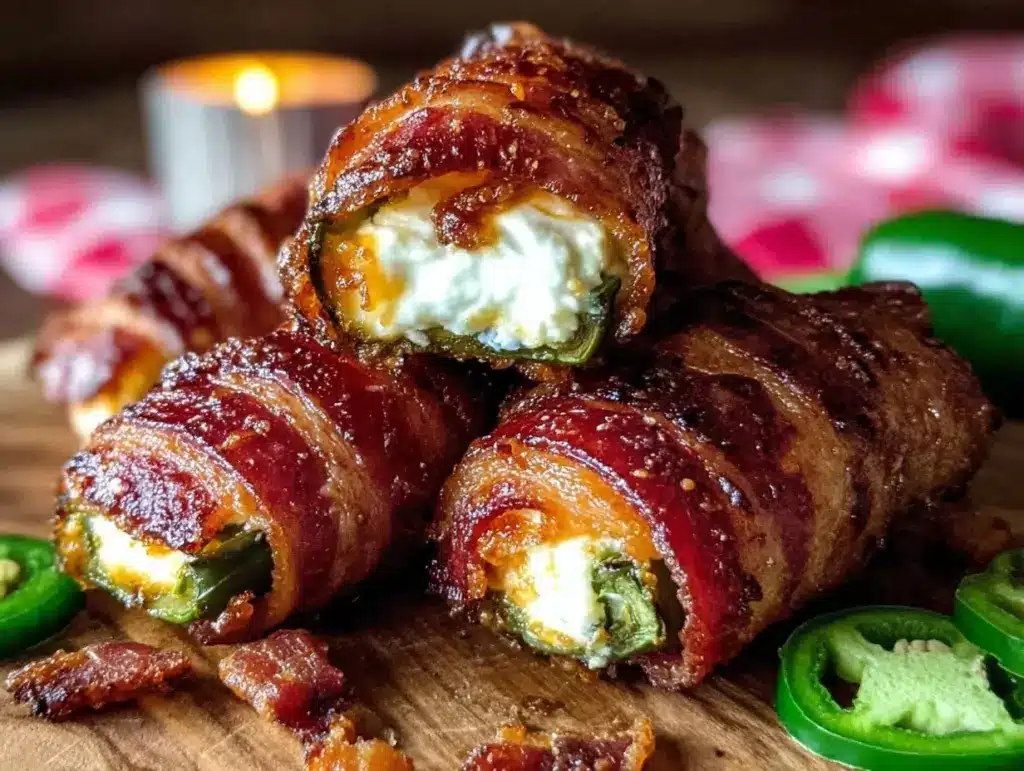 crispy bacon-wrapped jalapeño poppers - featured image