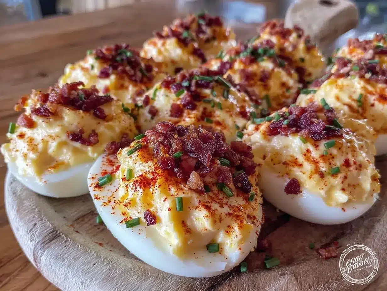 crispy deviled eggs preparation steps