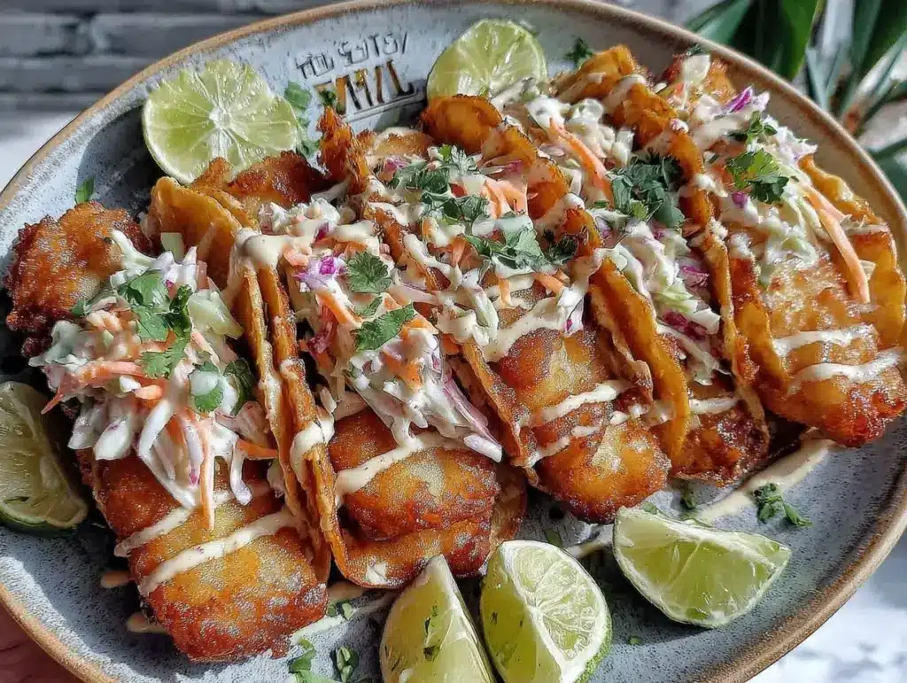 crispy fish tacos recipe - featured image