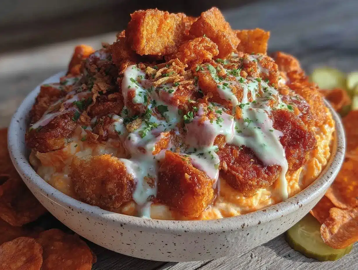 crispy fried pickle dip preparation steps