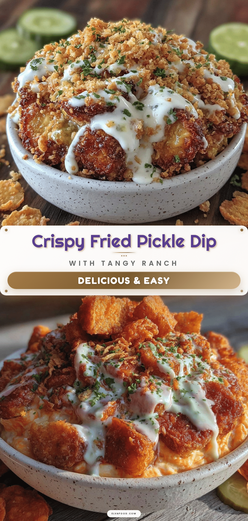 crispy fried pickle dip recipe