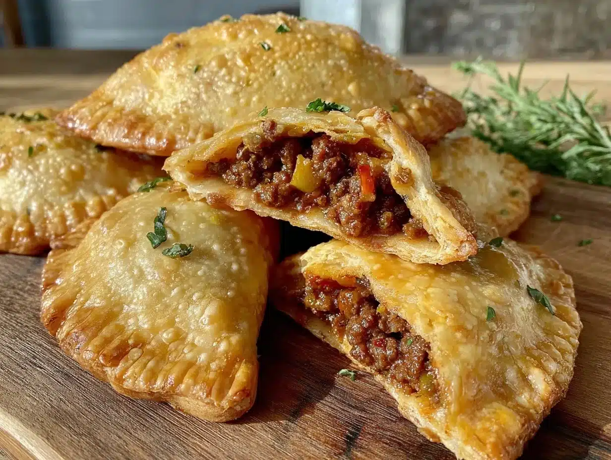 crispy homemade beef empanadas preparation steps
