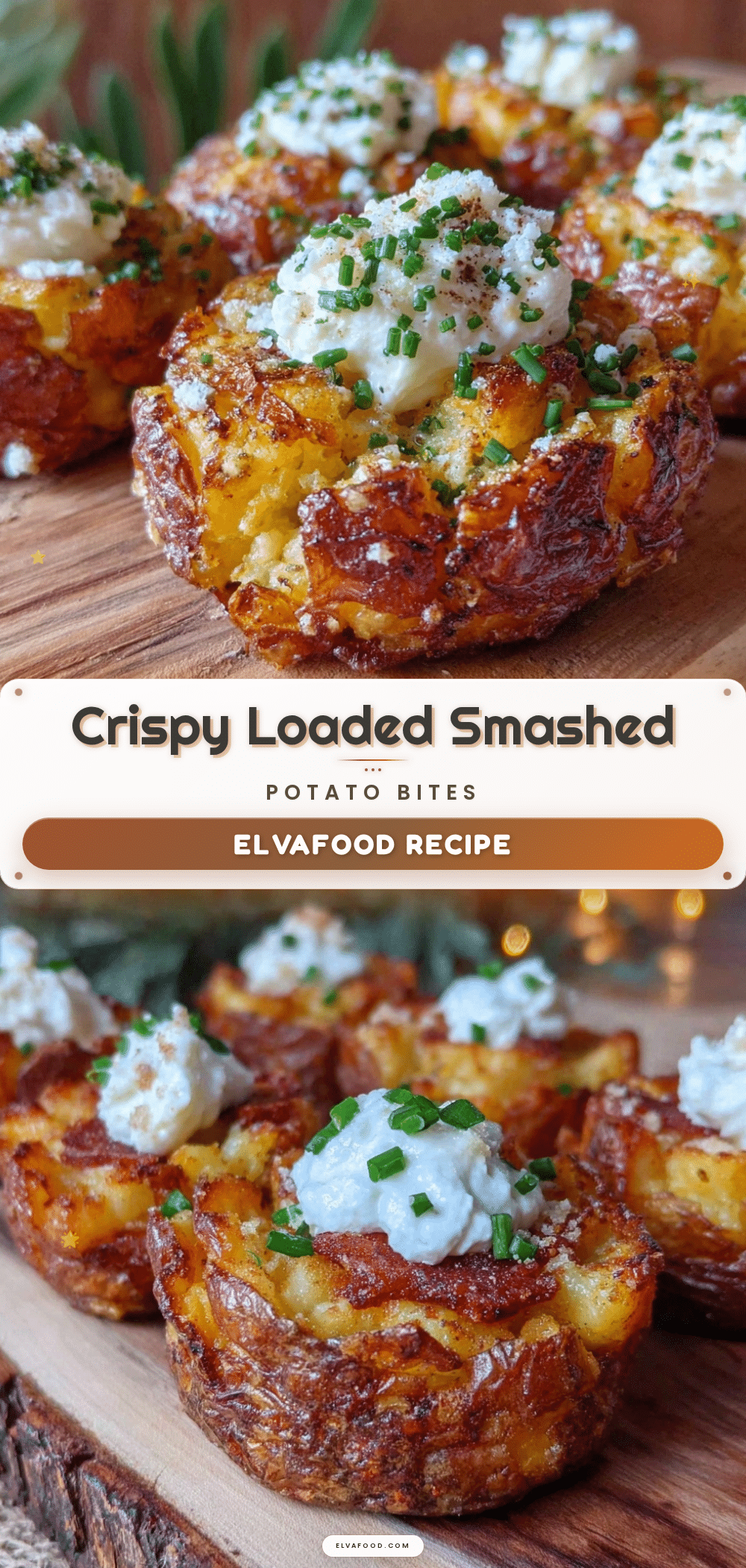 crispy loaded smashed potato bites recipe
