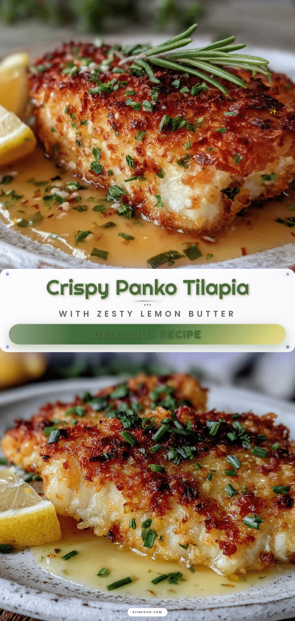 crispy panko-crusted tilapia recipe