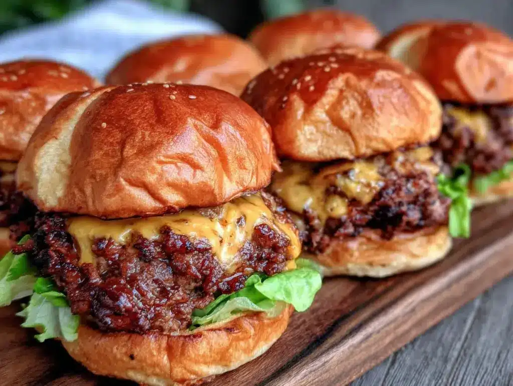 crispy sheet pan smash burgers - featured image
