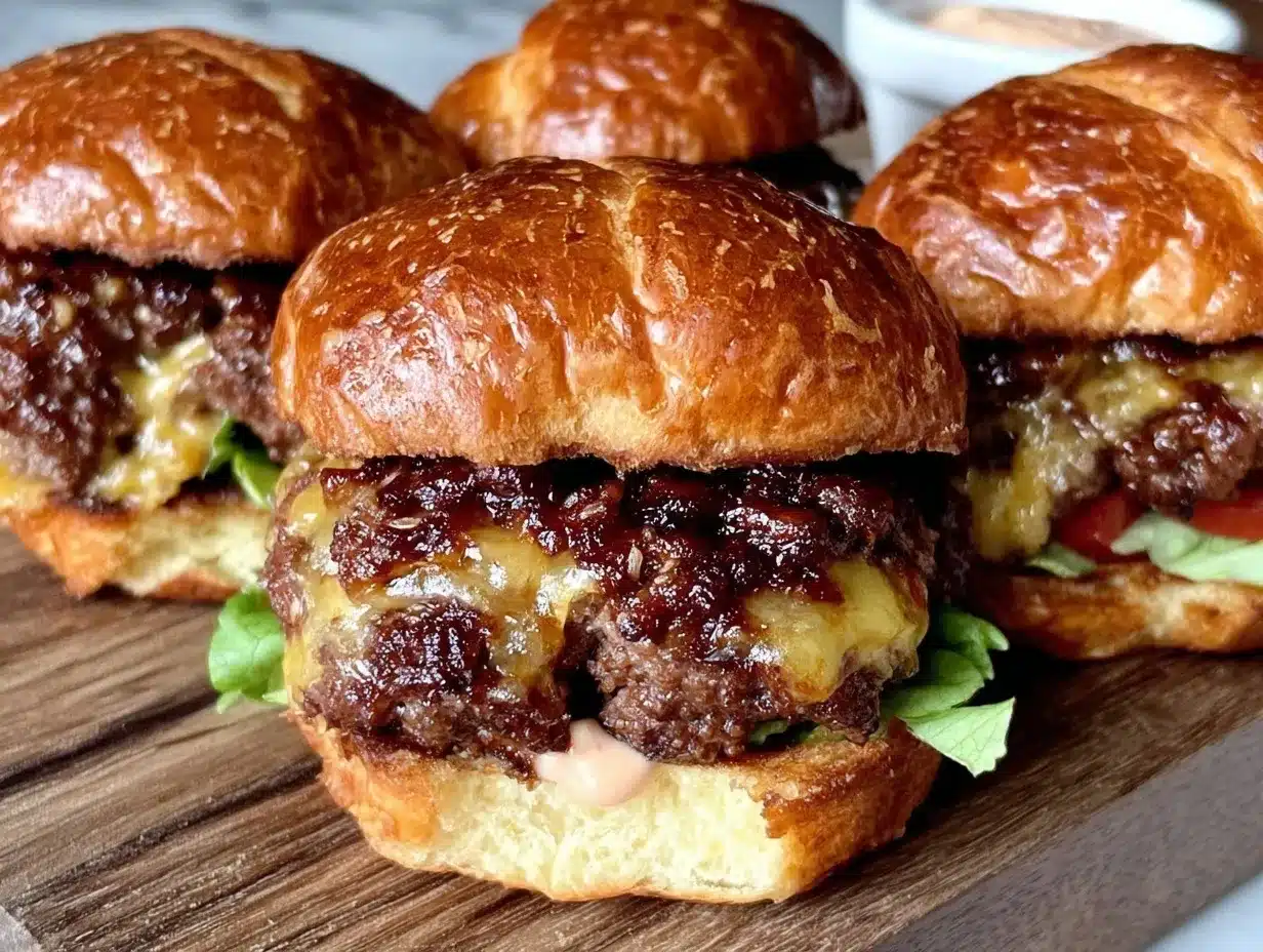 crispy smash burger sliders preparation steps