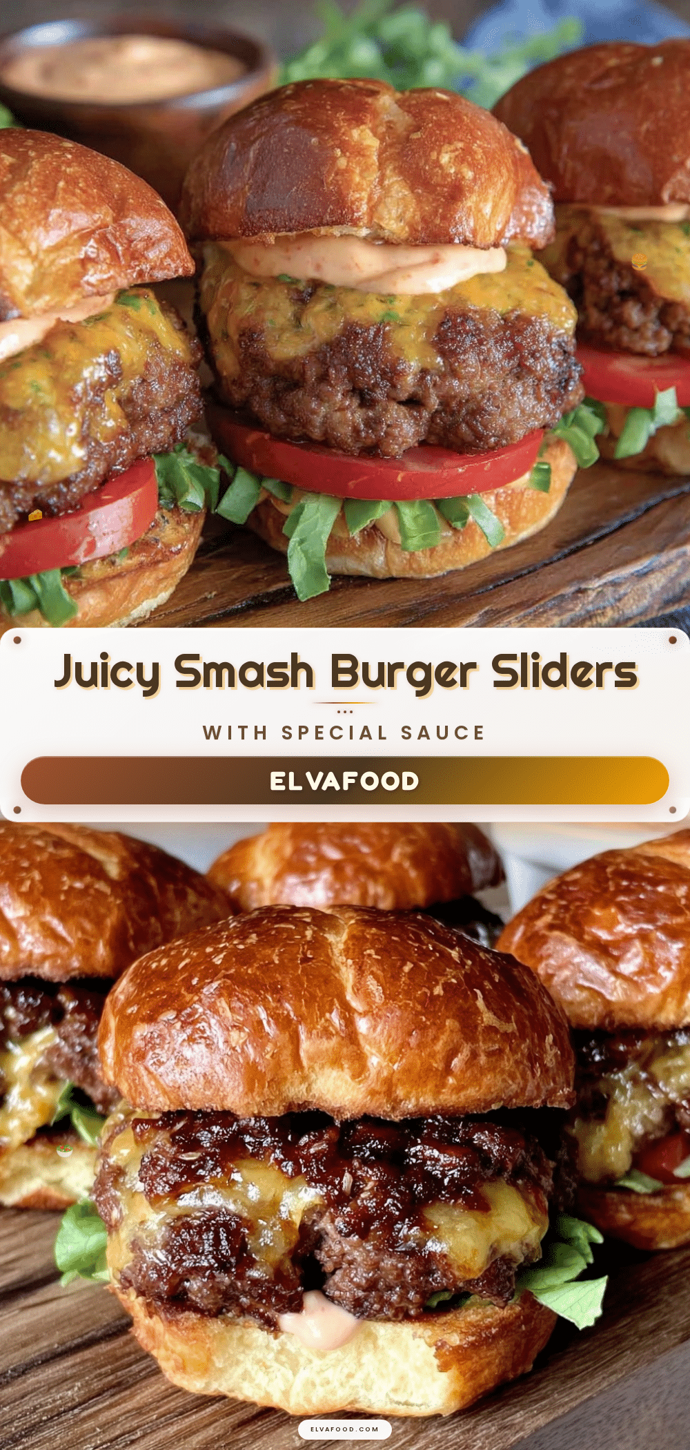 crispy smash burger sliders recipe