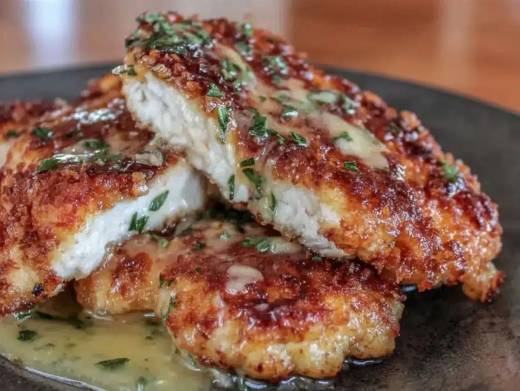 crispy smash chicken cutlets - featured image