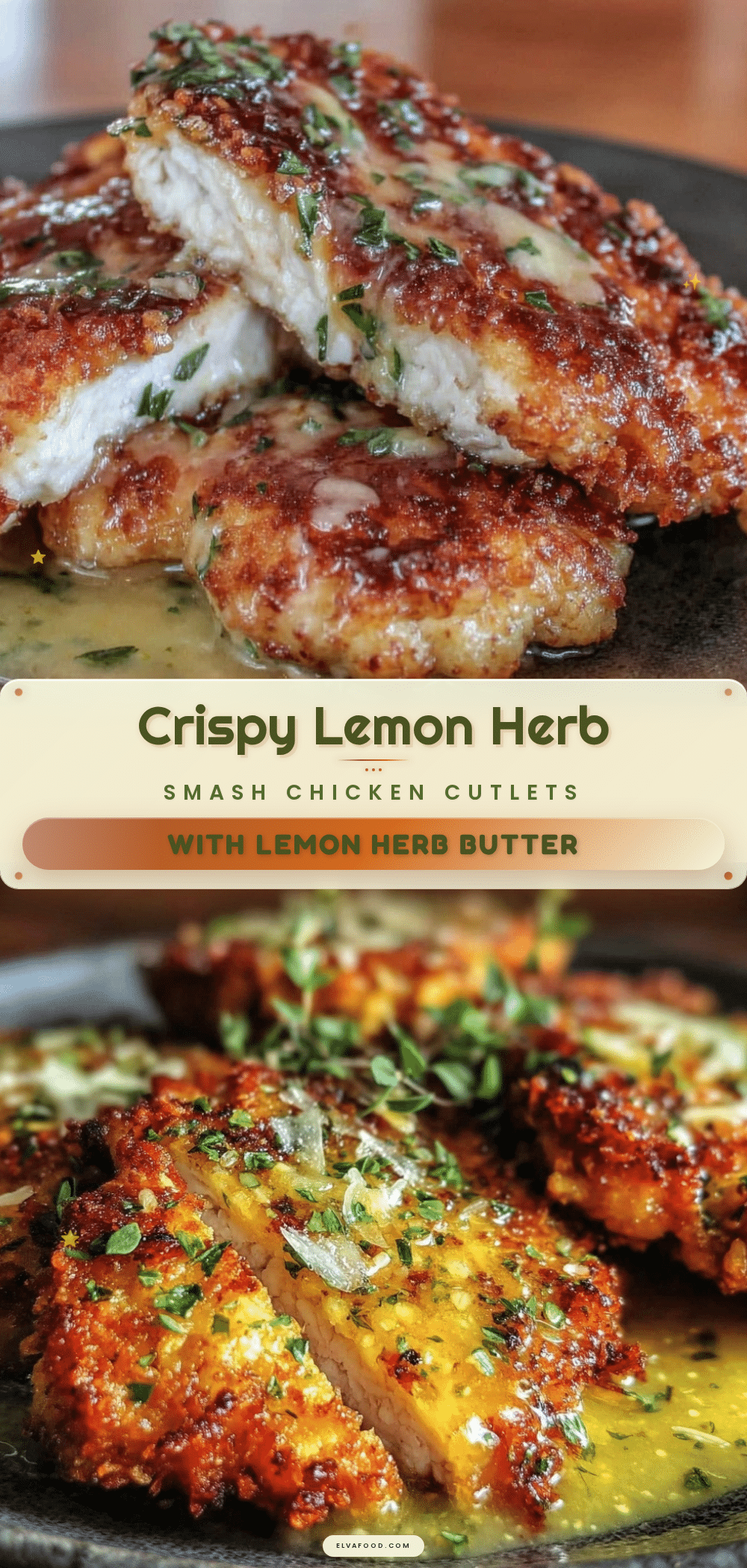 crispy smash chicken cutlets recipe