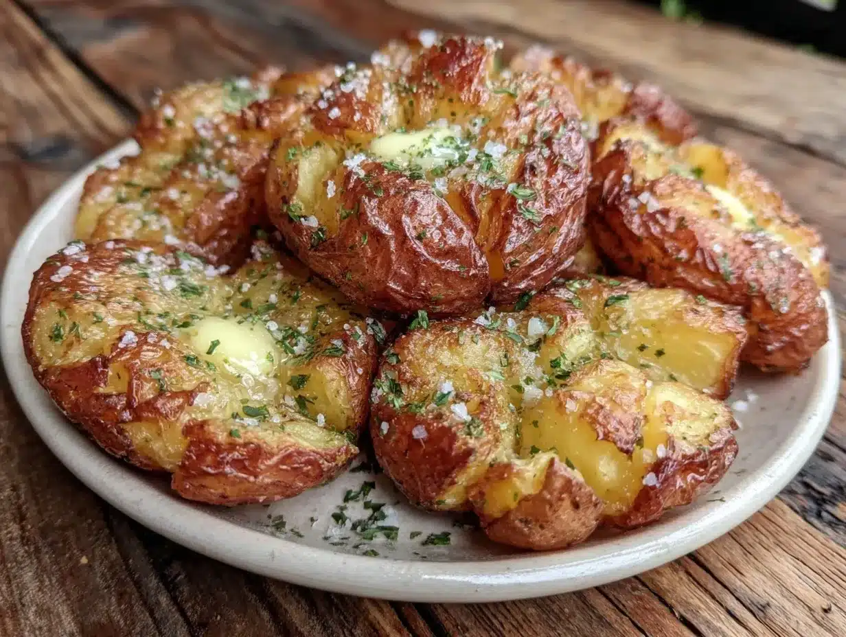 crispy smashed roasted potatoes preparation steps