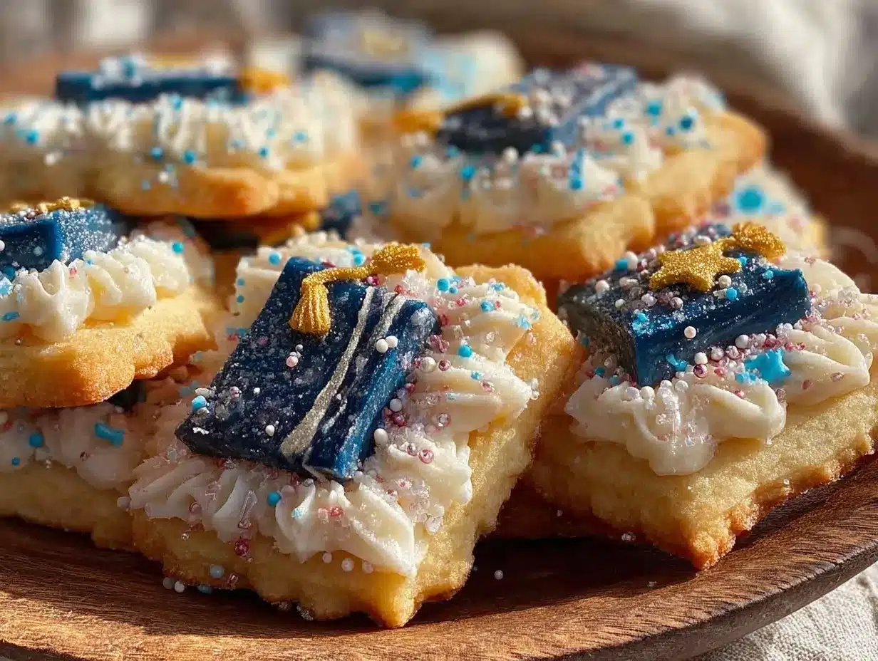 decorated graduation sugar cookies preparation steps