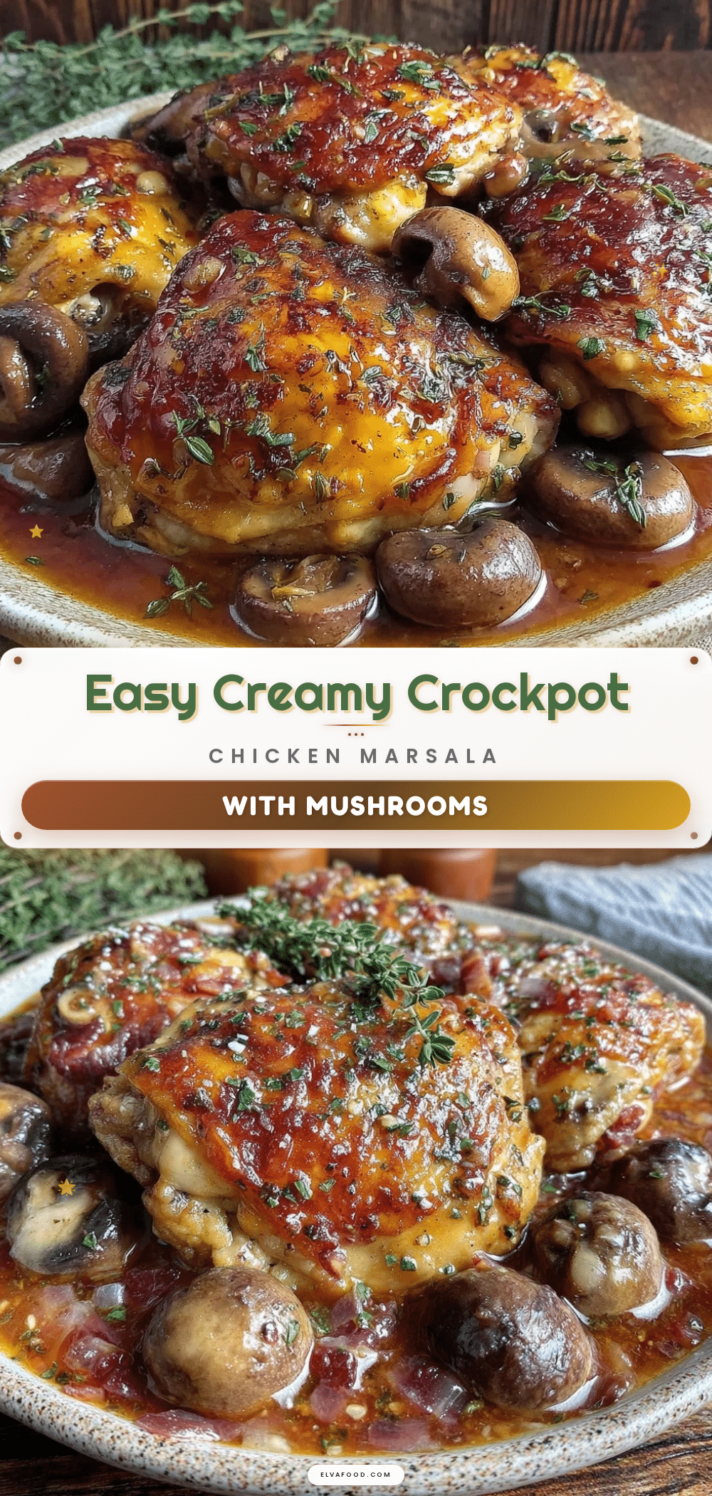 easy creamy crockpot chicken marsala recipe